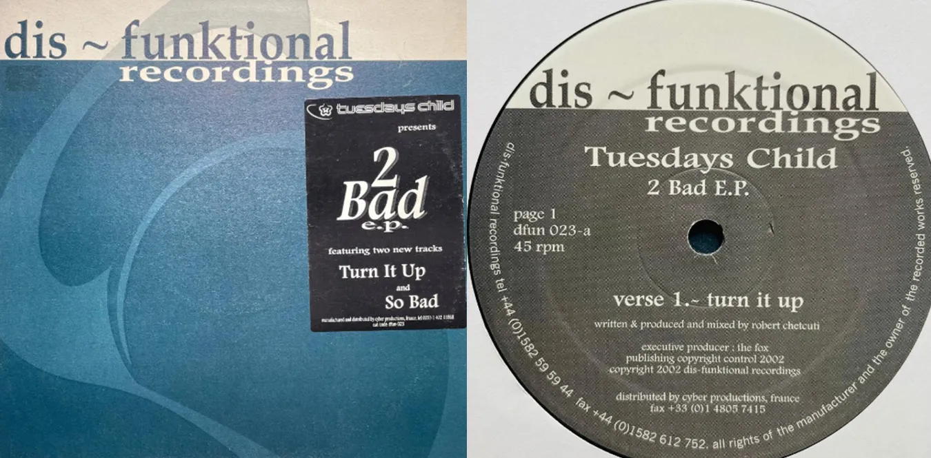 Tuesdays Child – 2 Bad E.P.